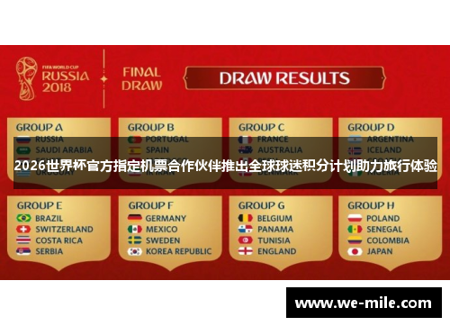 2026世界杯官方指定机票合作伙伴推出全球球迷积分计划助力旅行体验